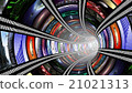 Wormhole with video wall 21021313