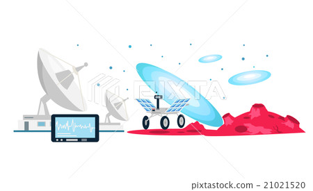 Exploration New Galaxies Icon Flat Isolated Exploration New Galaxies Icon Flat Isolated 21021520