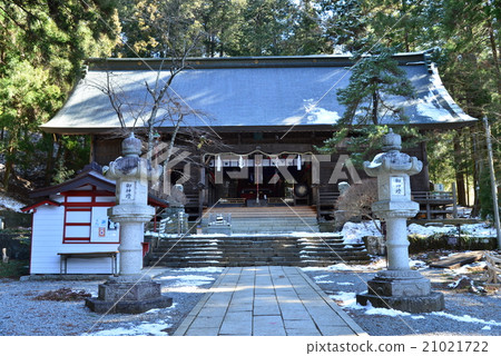 川口淺間神社入口和主要的神社 川口淺間神社入口和主要的神社 21021722