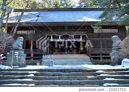 川口淺間神社入口和監護人狗,正殿 川口淺間神社入口和監護人狗,正殿 21021723