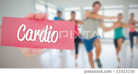 Cardio against people background 21023150