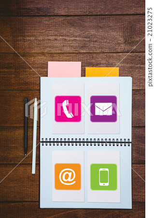 Composite image of communication apps Composite image of communication apps 21023275