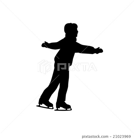 People Skating Flat Style Design People Skating Flat Style Design 21023969