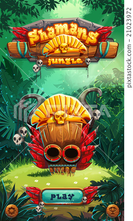 Jungle shamans mobile GUI play window Jungle shamans mobile GUI play window 21023972