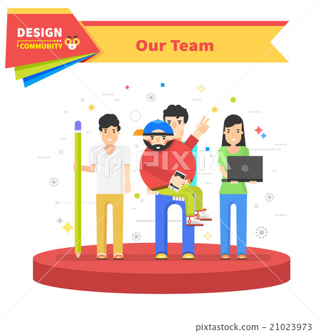 Our Success Team Linear Flat Design Our Success Team Linear Flat Design 21023973