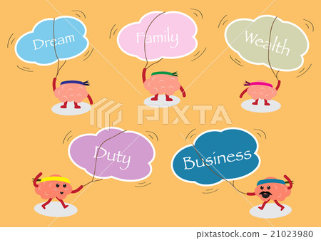 brain pull life purposes on sky - Stock Illustration [21023980] - PIXTA