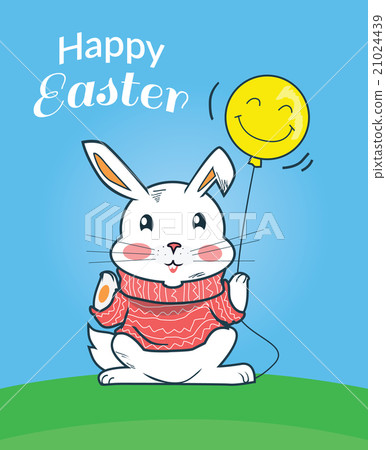 Happy Easter Bunny Design Flat Happy Easter Bunny Design Flat 21024439