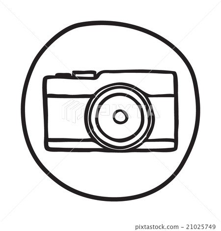 Doodle Camera icon. 21025749