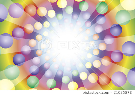 背景材料牆紙，顏色球，球形，球，螺旋，螺旋，螺旋，彩虹顏色，彩虹顏色，七種顏色，五顏六色 21025878