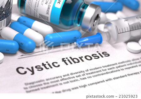 Diagnosis - Cystic Fibrosis. Medical Concept. 3D Diagnosis - Cystic Fibrosis. Medical Concept. 3D 21025923