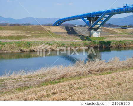 Kojakawa河和Kasumigaura湖水橋橋 Kojakawa河和Kasumigaura湖水橋橋 21026100