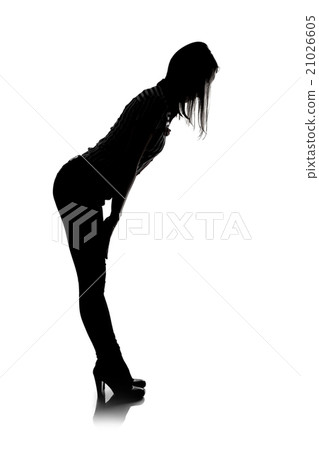 Silhouette of young stripper Silhouette of young stripper 21026605