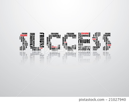 Abstract illustration of success and failure-插圖素材 [21027940] - PIXTA圖庫