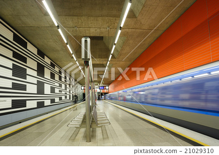 Oberwiesenfeld subway station in Munich Oberwiesenfeld subway station in Munich 21029310