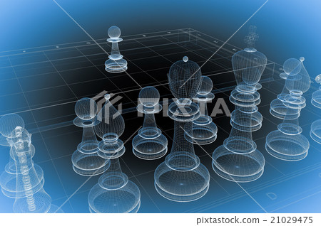 chess body structure -插圖素材 [21029475] - PIXTA圖庫