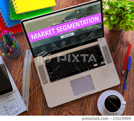 Market Segmentation Concept on Modern Laptop Market Segmentation Concept on Modern Laptop 21029909