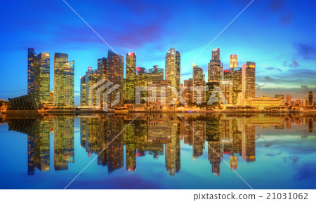 Singapore Skyline and view of Marina Bay Singapore Skyline and view of Marina Bay 21031062