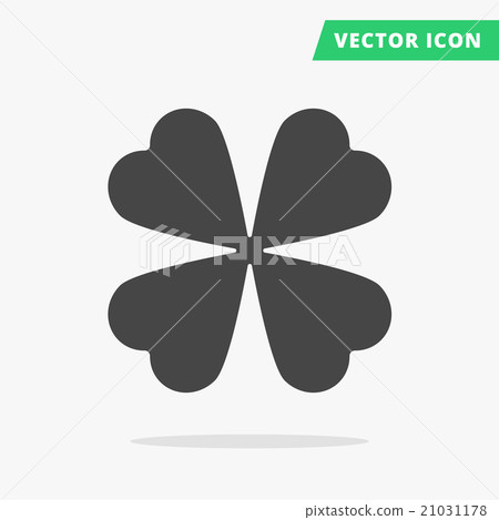 clover silhouette sign good luck 21031178