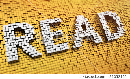 Pixelated READ Pixelated READ 21032121