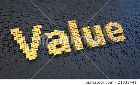 Value cubics-插圖素材 [21032441] - PIXTA圖庫
