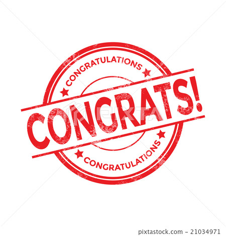 Congratulations stamp Congratulations stamp 21034971