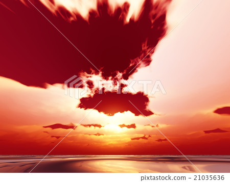 Wind and clouds with the sea 21035636