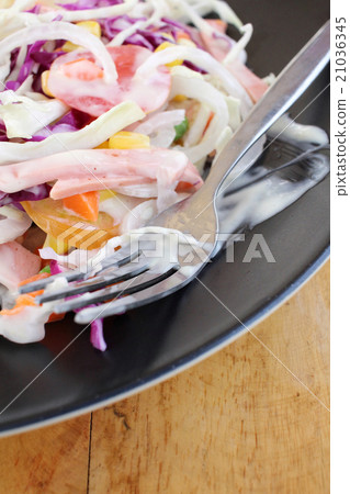 Fresh salad with ham Fresh salad with ham 21036345