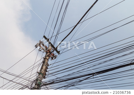 Lamp post with multiple wire connection Lamp post with multiple wire connection 21036736