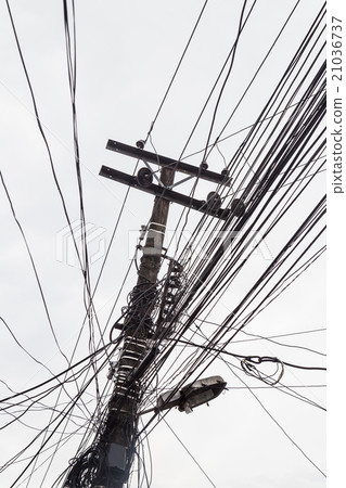 Lamp post with multiple wire connection Lamp post with multiple wire connection 21036737