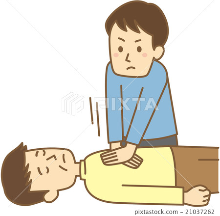 Cardiopulmonary resuscitation · cardiac massage (with wire) Cardiopulmonary resuscitation · cardiac massage (with wire) 21037262