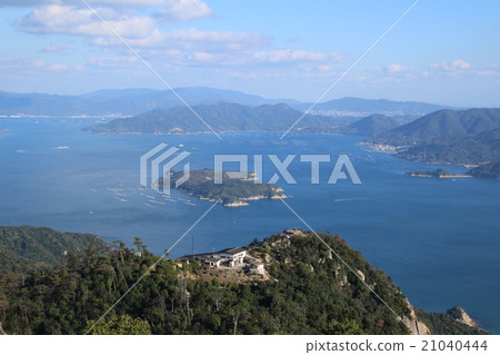 從Mt. Yamayama山頂的瀨戶內海 21040444