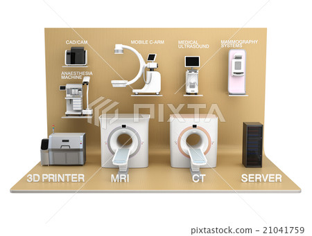 Network concept image of medical diagnostic imaging equipment 21041759