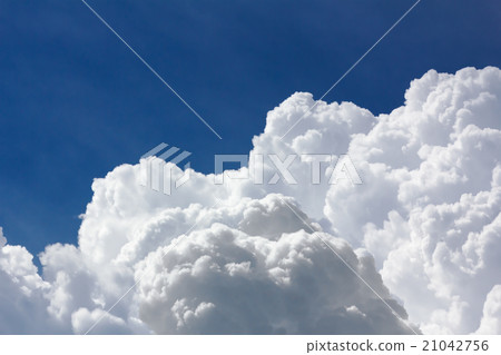 White and gray clouds White and gray clouds 21042756