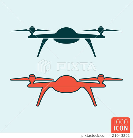 Drone icon isolated Drone icon isolated 21043291