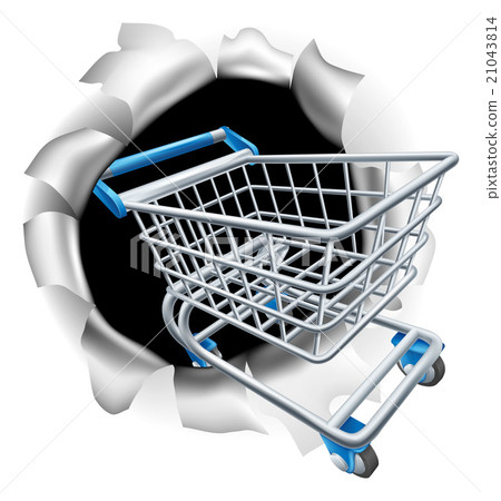 Shopping Cart Trolley Concept Shopping Cart Trolley Concept 21043814