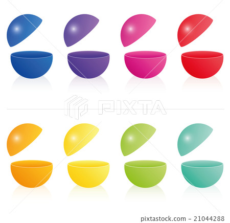 Balls Empty Hollow Open Fillable Colorful 21044288