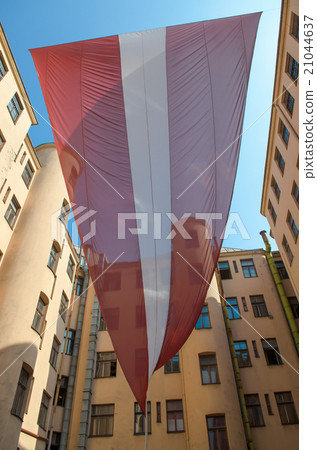 Latvian national flag,Museum of Occupation,Riga Latvian national flag,Museum of Occupation,Riga 21044637