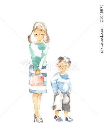 Mom, apologies, sweets and son 21046973