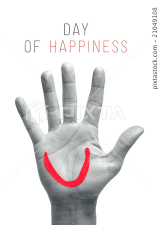 smile and text day of happiness 21049108
