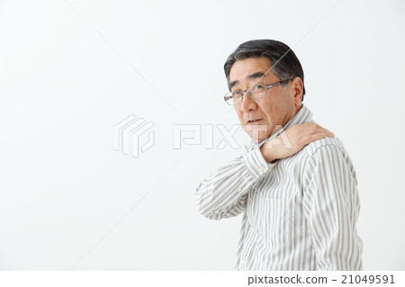 Stiff shoulder / senior male Stiff shoulder / senior male 21049591