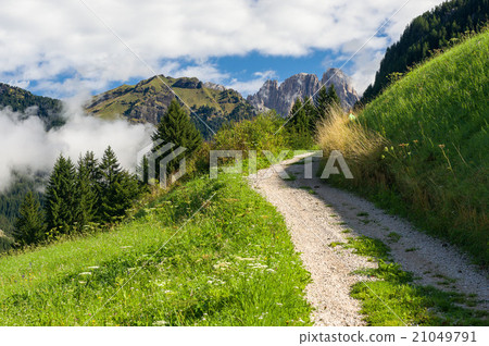 Panorama of Fassa Valley 21049791