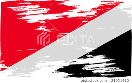 Flag of The Principality Sealand with old texture. 21051410