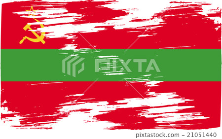 Flag of Transnistria with old texture. Vector Flag of Transnistria with old texture. Vector 21051440