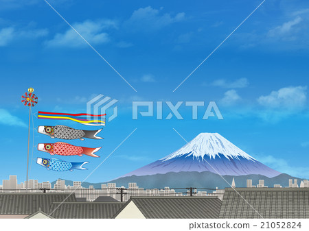 Koinobori和富士山 21052824