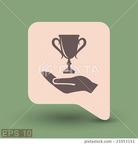 Pictograph of champions cup 21053151