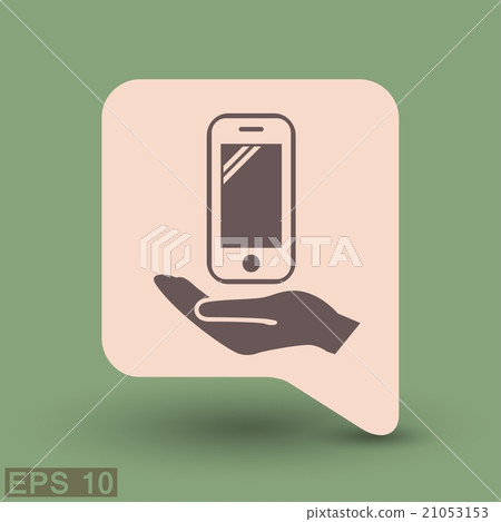 Pictograph of mobile 21053153