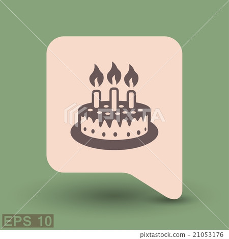Pictograph of cake - Stock Illustration [21053176] - PIXTA