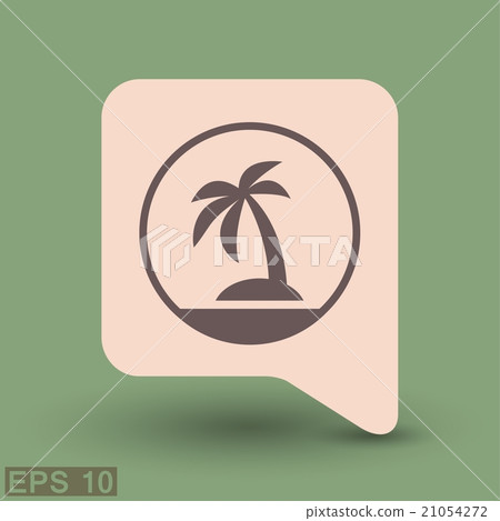 Pictograph of island 21054272