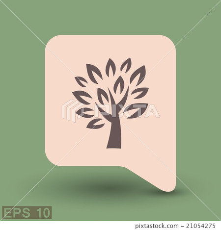 Pictograph of tree Pictograph of tree 21054275