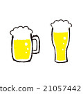 Illustration of hand-drafted beer 21057442